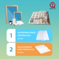 Fabryka QINGYI hurtowo sprzedaje przezroczyste, wodoodporne folie PET do druku atramentowego na sitodruku pozytywowym 