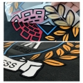 Niestandardowe logo, nadruk na tkaninie, etykieta 3D, naklejka termotransferowa na ubrania 