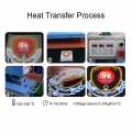 2022 nowy produkt druk termotransferowy 3d flock label tkanina naklejka termotransferowa na koszulkę 