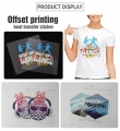 Niestandardowe tanie logo do prasowania na drukowaniu 3D, naklejek na ubrania z nadrukiem metodą prasowania na gorąco 